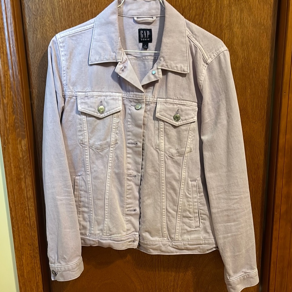 GAP Women's Lilac Denim Jacket